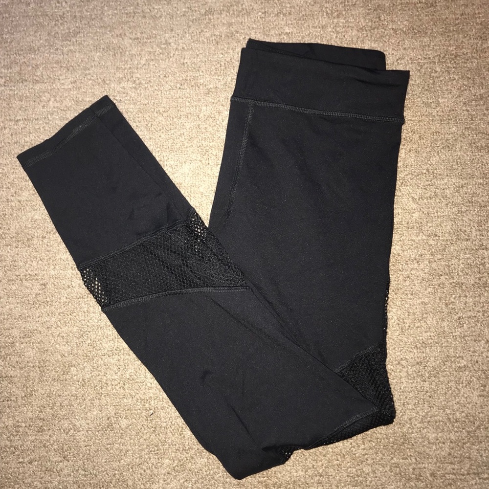 mesh cut out leggings